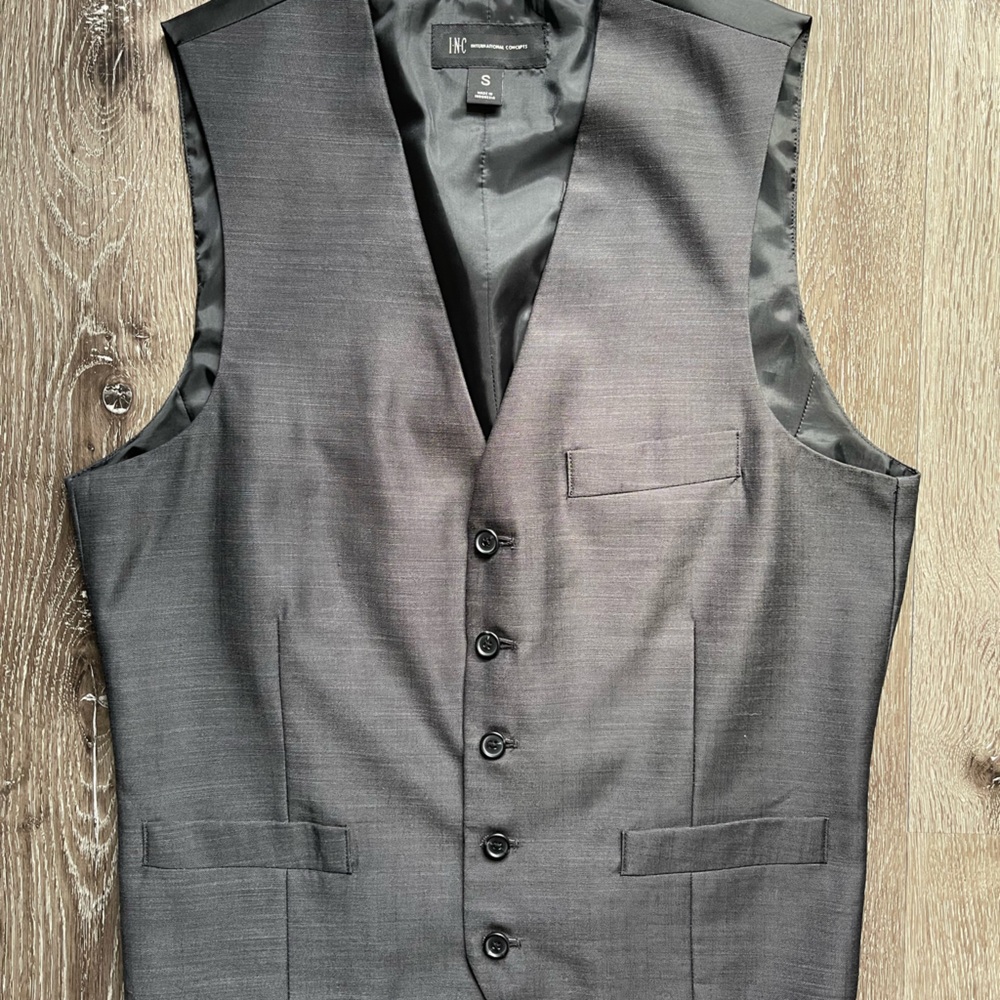 Men's Gray Suit Vest by H&M